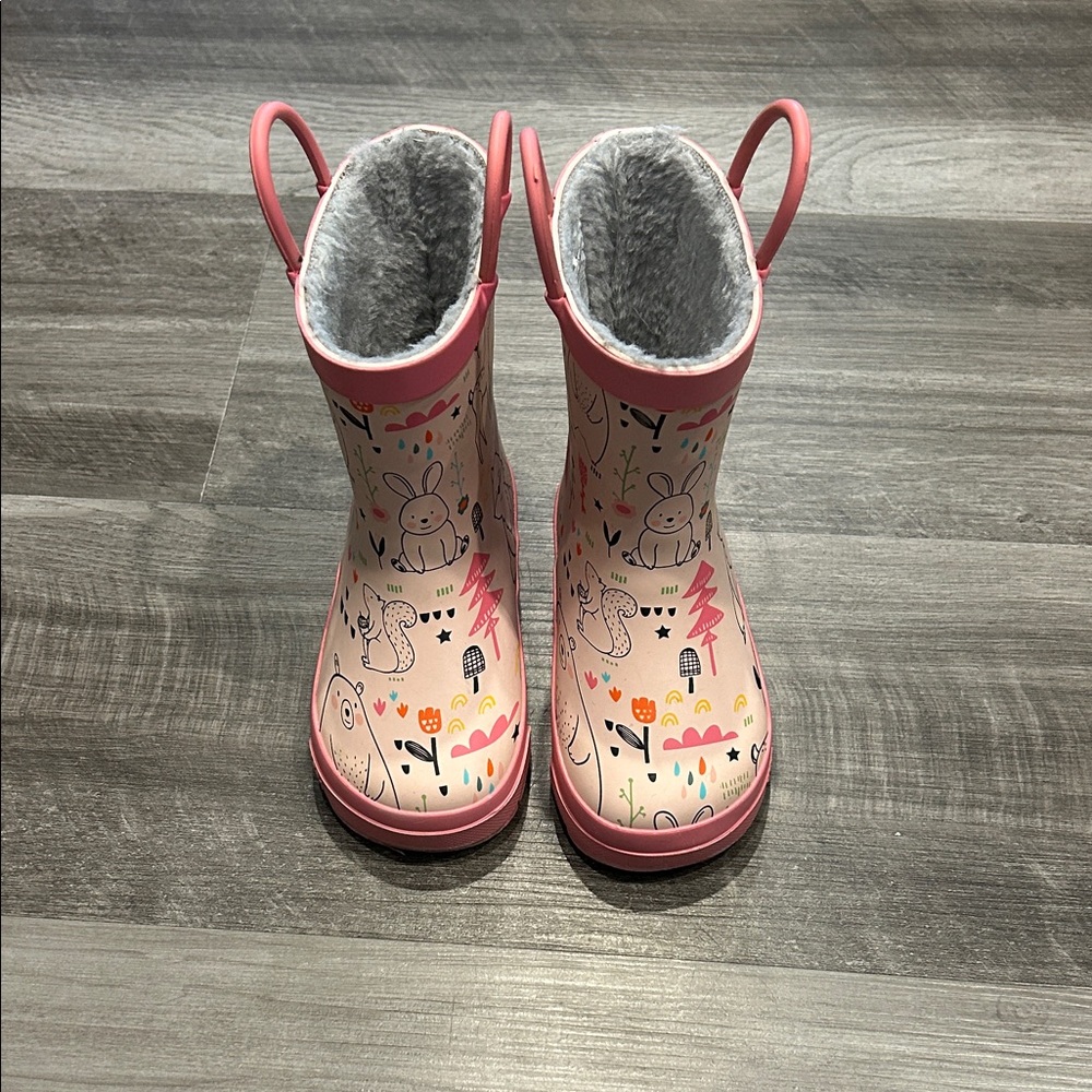 Western Chief Pink Patterned Kids Rain Boots